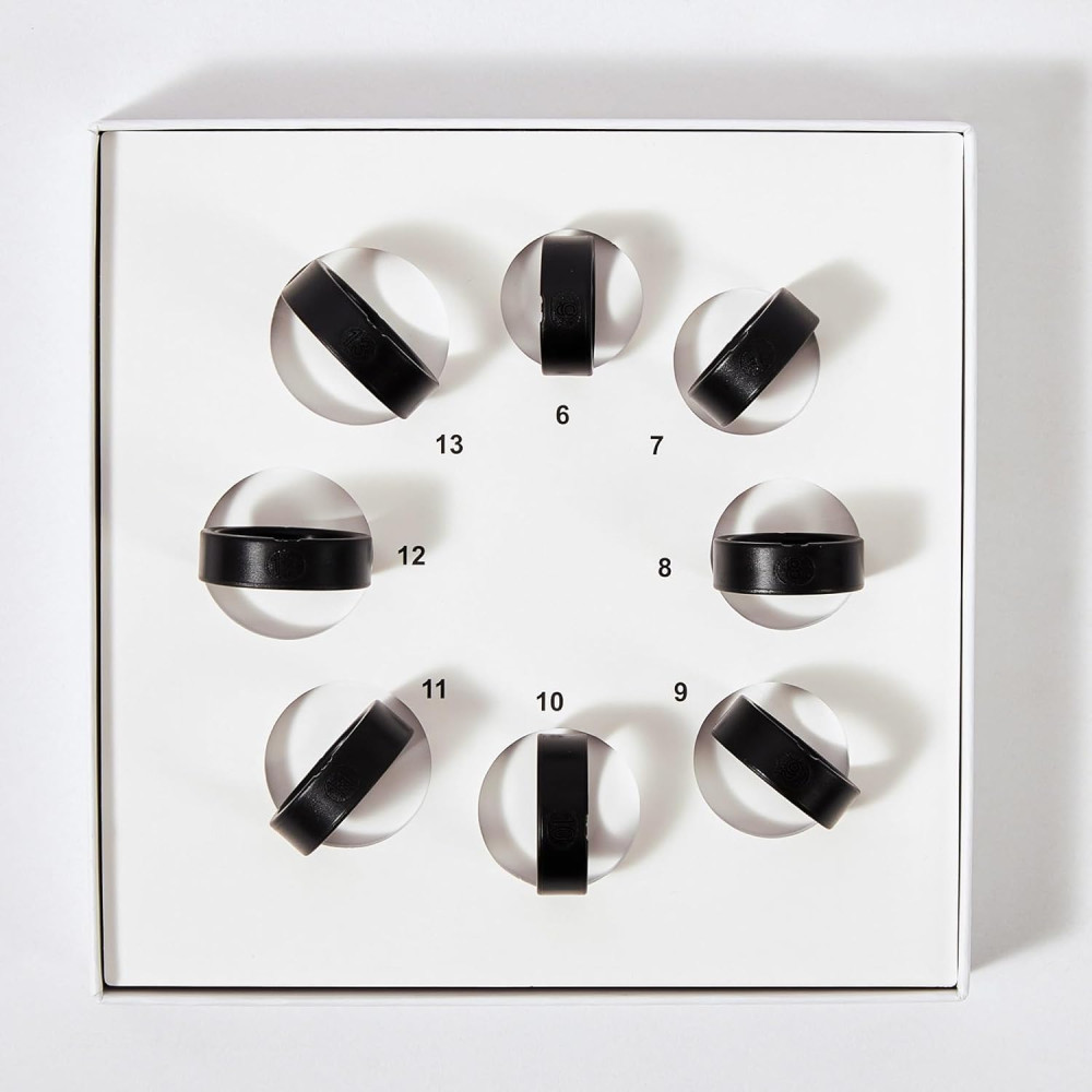 Smart Health Rings for Fitness: Heart Rate, Sleep & Step Tracker, IP68 Waterproof