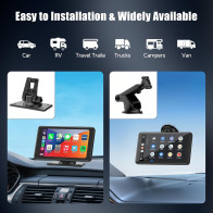 7 Wireless CarPlay Touchscreen Stereo with Android Auto & GPS Navigation