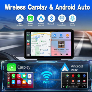 7 Wireless CarPlay Touchscreen Stereo with Android Auto & GPS Navigation