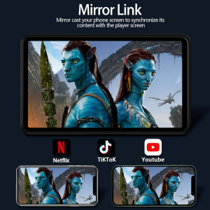 7 Wireless CarPlay Touchscreen Stereo with Android Auto & GPS Navigation