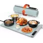 FEPPO Tapis de Chauffage Alimentaire, Film Graphène Hautes Performances, Chauffe-Rapide Réglable 6 Niveaux, Minuteur 6h, Idéal B