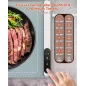 FEPPO Tapis de Chauffage Alimentaire, Film Graphène Hautes Performances, Chauffe-Rapide Réglable 6 Niveaux, Minuteur 6h, Idéal B