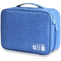 Portable Electronic Accessories Organizer Bag | Travel Tech Storage Pouch