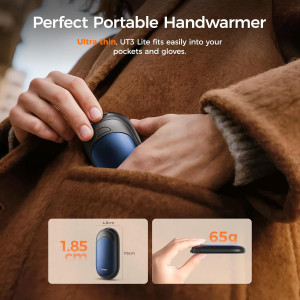 OCOOPA Rechargeable Magnetic Hand Warmers 2-Pack | UL Certified, Ultra Slim