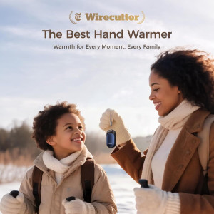OCOOPA Rechargeable Magnetic Hand Warmers 2-Pack | UL Certified, Ultra Slim