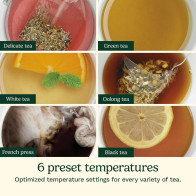 Cuisinart PerfecTemp 1.7L Cordless Electric Kettle, 6 Temps & Keep Warm