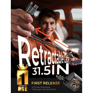 Chargeur Voiture Rétractable LISEN 69W USB-C Rapide iPhone