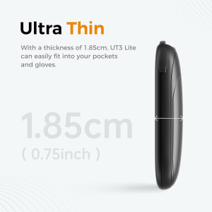 Chauffe-mains OCOOPA Rechargeables x2, Portable & Intelligents