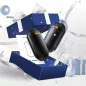 Chauffe-mains Rechargeables AI 2 pcs, Puce Intelligente, 20h Chauffage Sécurisé, Cadeau Noël