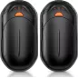 Chauffe-mains Rechargeables AI 2 pcs, Puce Intelligente, 20h Chauffage Sécurisé, Cadeau Noël