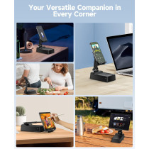 Bluetooth Phone Stand Speaker – Cool Gift for Men & Women, iPhone/Android Compatible