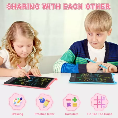 Tablette d'Écriture LCD Cimetech 2 Pack - Jouets Enfants 3-8 ans
