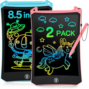Cimetech 2-Pack 8.5 LCD Writing Tablets for Kids - Travel & Gifts
