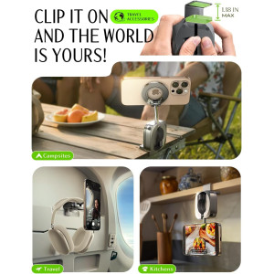 LISEN Travel Gifts for Tech Lovers | Airplane Gadgets & Phone Holder