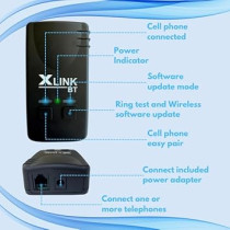 Xtreme Technologies XLink BT HD - HD Audio Bluetooth Cell to Home Phone Adapter