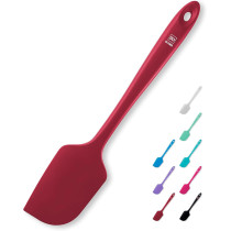 DI ORO Large Heat-Resistant Silicone Spatula – 600ºF, Red, Pro-Grade