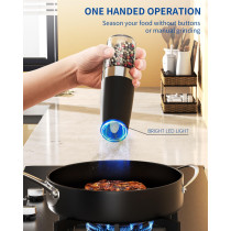 Moulin Sel & Poivre Électrique CIRCLE JOY avec LED, Réglable