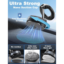 Upgraded 360° Nano Gel Magnetic Car Phone Holder for iPhone 17 Pro Max