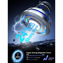 Upgraded 360° Nano Gel Magnetic Car Phone Holder for iPhone 17 Pro Max