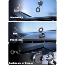 Upgraded 360° Nano Gel Magnetic Car Phone Holder for iPhone 17 Pro Max