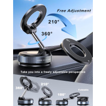 Upgraded 360° Nano Gel Magnetic Car Phone Holder for iPhone 17 Pro Max