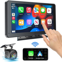 Autoradio 7 HD Portable Bluetooth 5.2 avec Apple CarPlay & Android Auto