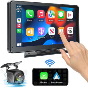 7 Portable Wireless Car Stereo with Apple CarPlay & Android Auto