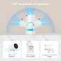 Mini Portable 4K Projector HY300 ULTRA with Bluetooth 5.4, WIFI6, 5W Speaker, 160 ANSI, Android 11, 210° Rotation