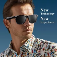 Blackview Smart Glasses Bluetooth 5.3 avec Haut-Parleur Ouvert