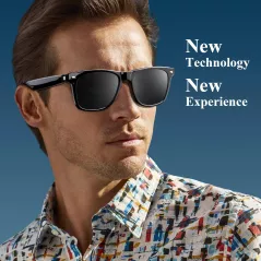 Blackview Smart Glasses Bluetooth 5.3 avec Haut-Parleur Ouvert