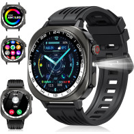 2025 Smart Watch 1.43 AMOLED, 60 Days, 130+ Sports, Heart Rate Monitor