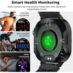 2025 Smart Watch 1.43 AMOLED, 60 Days, 130+ Sports, Heart Rate Monitor