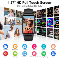 2025 Smartwatch with Call Answer, Heart Rate & 113 Sports Tracker, IP68