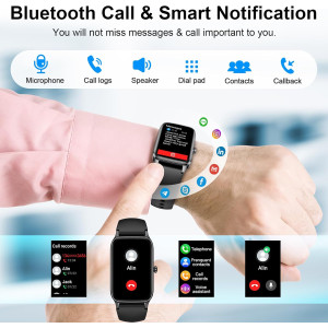 2025 Smartwatch with Call Answer, Heart Rate & 113 Sports Tracker, IP68