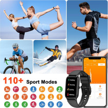 Montre Connectée 2025 – Tracker Fitness IP68 1.57” Homme/Femme