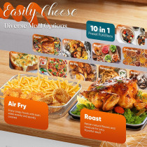 Nuwave Bravo Pro 10-in-1 Air Fryer Toaster Oven 21Qt - 2025 Model