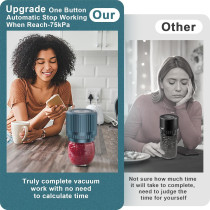 M12 Auto Stop Scellant sous Vide pour Bocaux Mason 2025