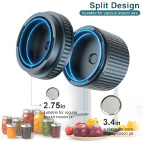 M12 Auto Stop Scellant sous Vide pour Bocaux Mason 2025