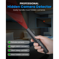 JAXTIN G9 Pro Hidden Camera & Spy Detector - GPS Tracker & Bug Finder 2025
