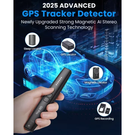 Détecteur Caméra Cachée JAXTIN G9 Pro – Anti-Spy 2025