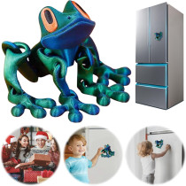 2025 Realistic 3D Printed Magnetic Frog Set – Movable Frog Fridge Magnets