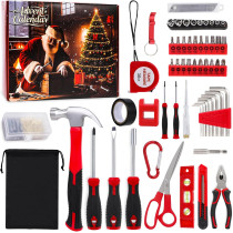 Advent Calendar 2025 for Men - 24-Day Hand Tool Set for Home & Garage