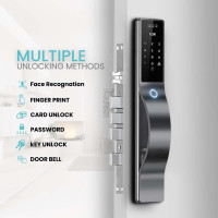 3D Face Recognition Smart Lock with HD Camera, Keyless Entry & App Control