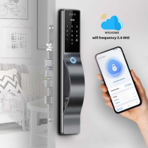 Serrure Intelligente 3D avec Caméra HD & Entrée Sans Clé