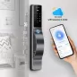 Serrure Intelligente 3D Reconnaissance Faciale HD, Entrée Sans Clé, WiFi, Auto-Verrouillage, App Wishome