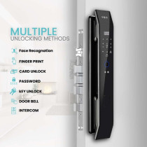Serrure WiFi Intelligente 3D Face, Empreinte & Vidéo Doorbell