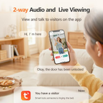 3D Face Recognition Smart Lock with Camera, Keypad & Fingerprint