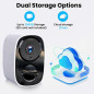 2025 Upgraded 2K Wireless Outdoor Security Camera, AI Motion, 2-Way Talk, Spotlight, 6-Month Battery, Cloud & SD Storage
