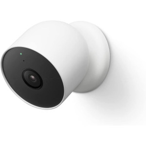 Google Nest Cam Battery 2nd Gen - Outdoor & Indoor Security Camera, 1 Pack
