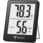 DOQAUS Digital Hygrometer & Thermometer, Fast Refresh Humidity & Temperature Monitor for Home & Office (Black)